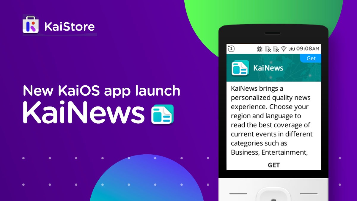 News — New app bringing breaking news to KaiOS-powered devices