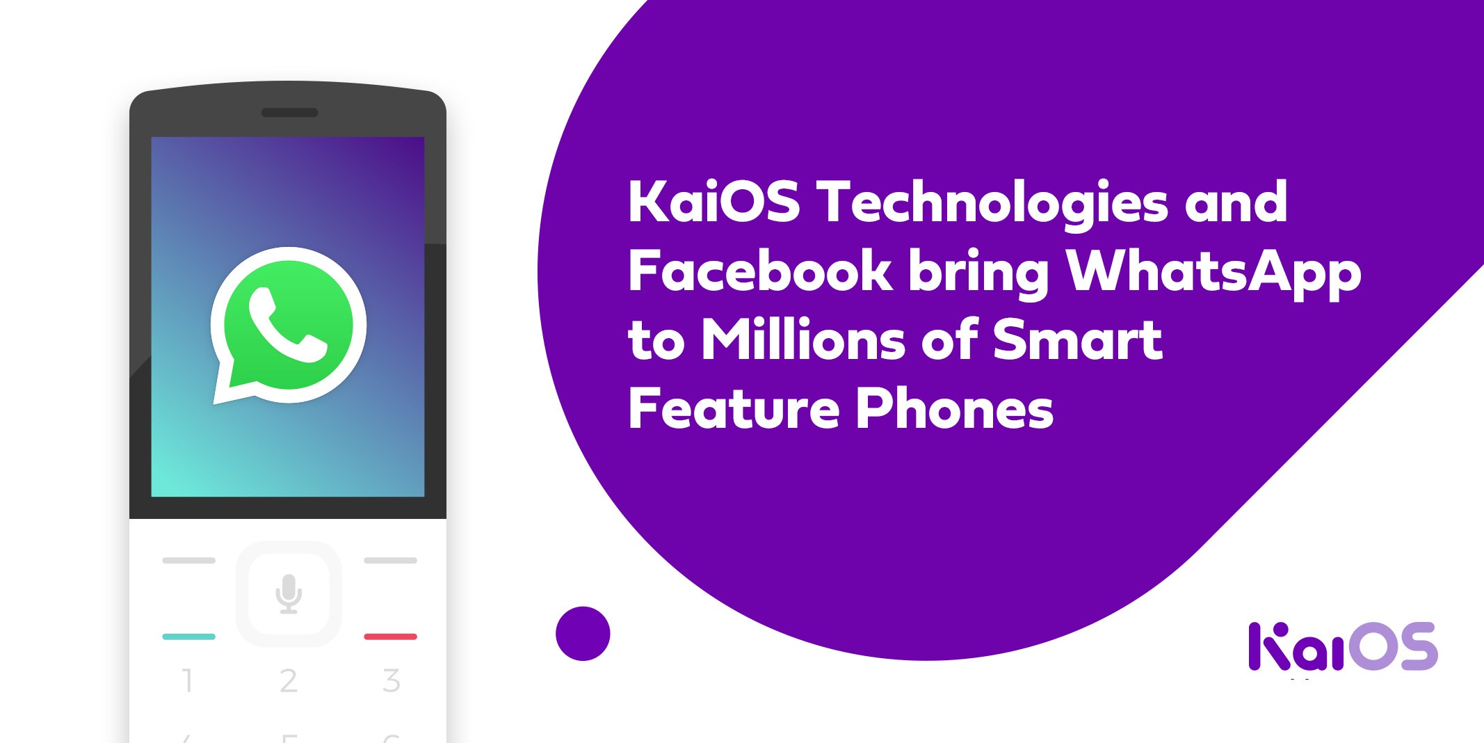 KaiOS Technologies and Facebook bring WhatsApp to millions of  smart feature phones  
