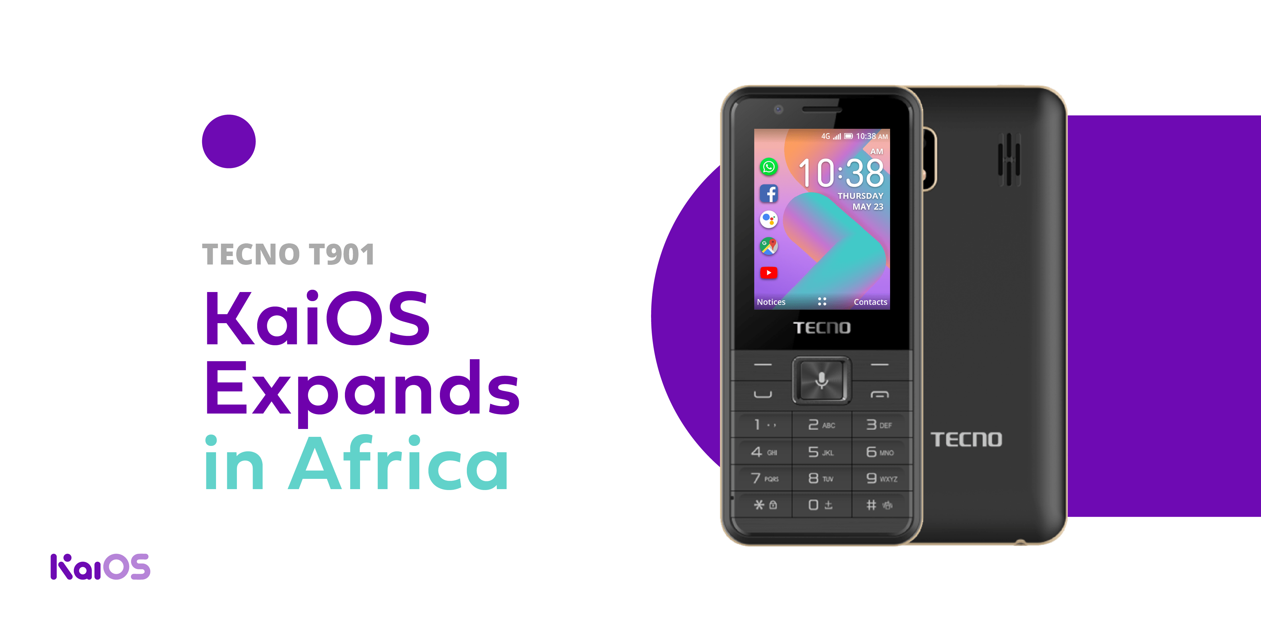 The first TECNO device running KaiOS is here: Meet the T901