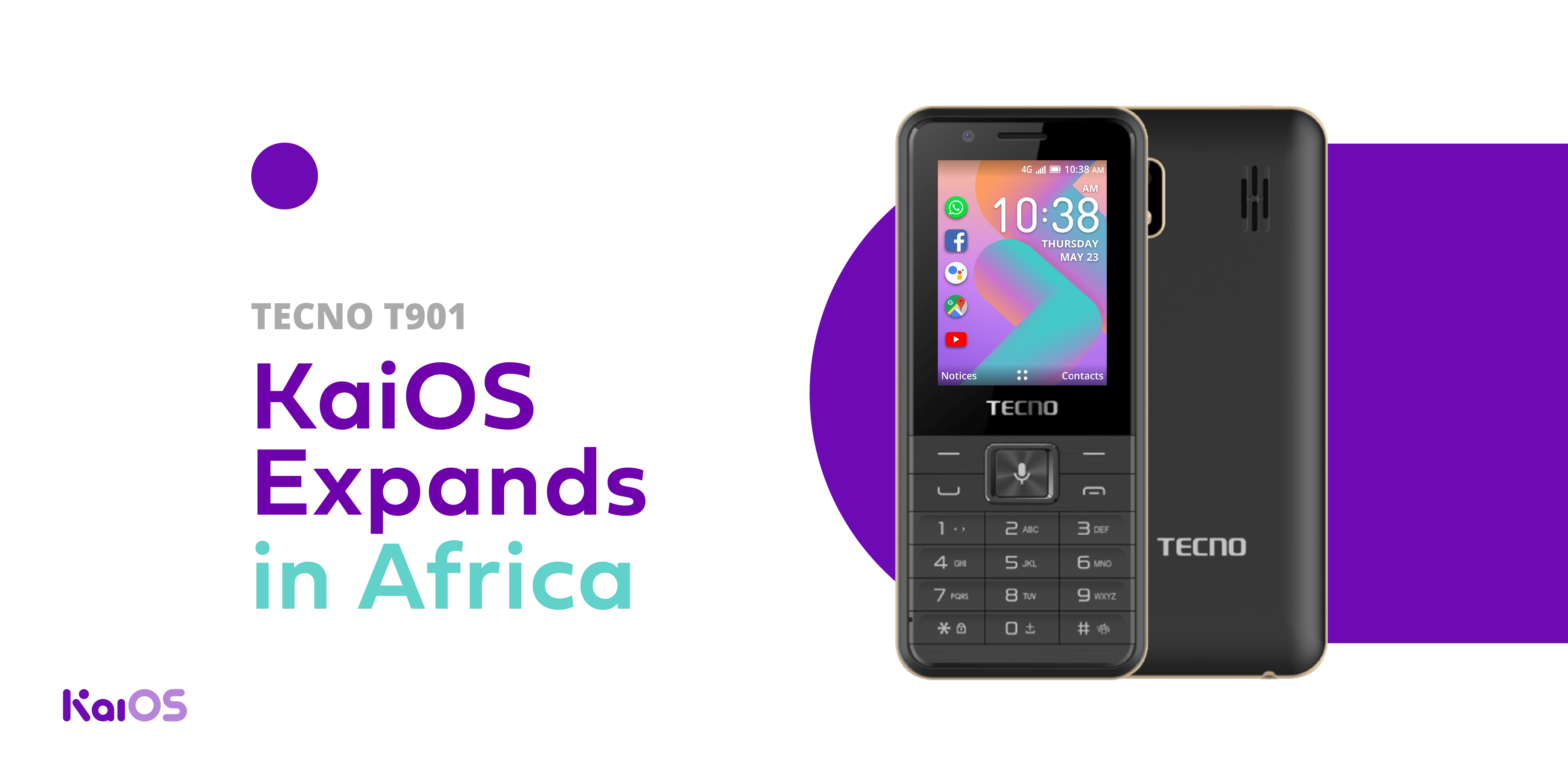 The first TECNO device running KaiOS is here: Meet the T901