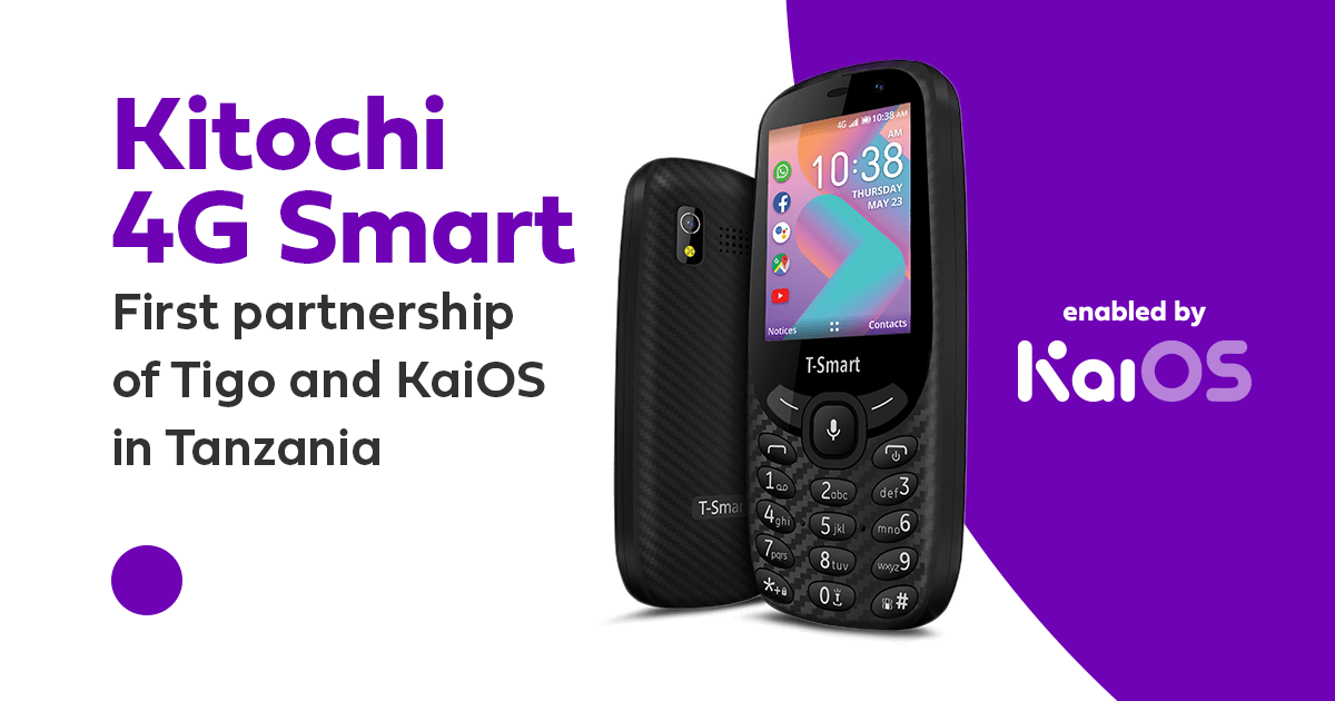 Tigo launches their first KaiOS-powered smart feature phone in Tanzania