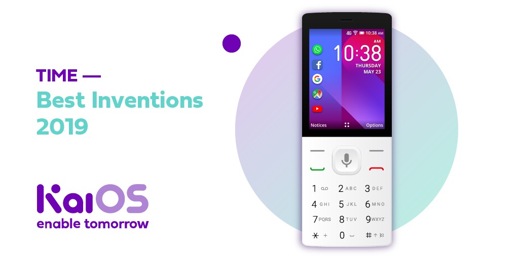 KaiOS named to TIME’s list of the 100 Best Inventions of 2019