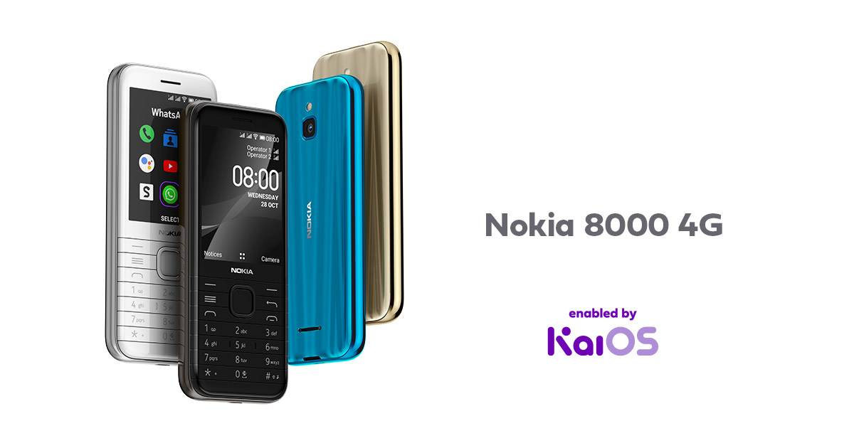 Meet the new Nokia 6300 4G and Nokia 8000 4G