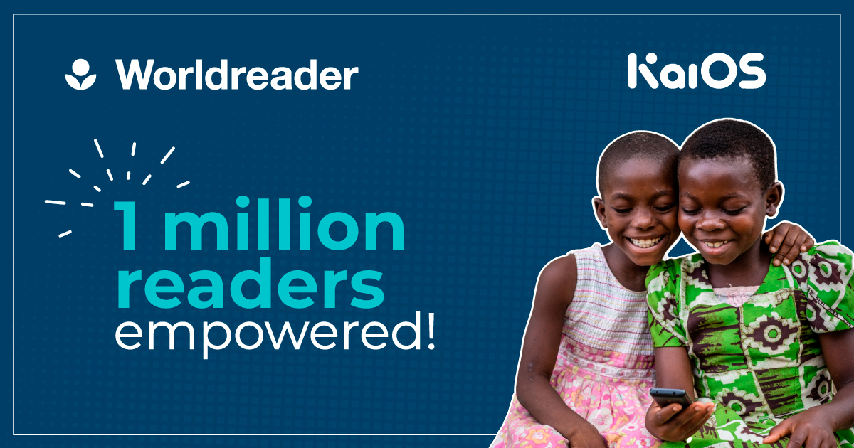 KaiOS Technologies and Worldreader Celebrate Milestone of Empowering 1 Million Readers