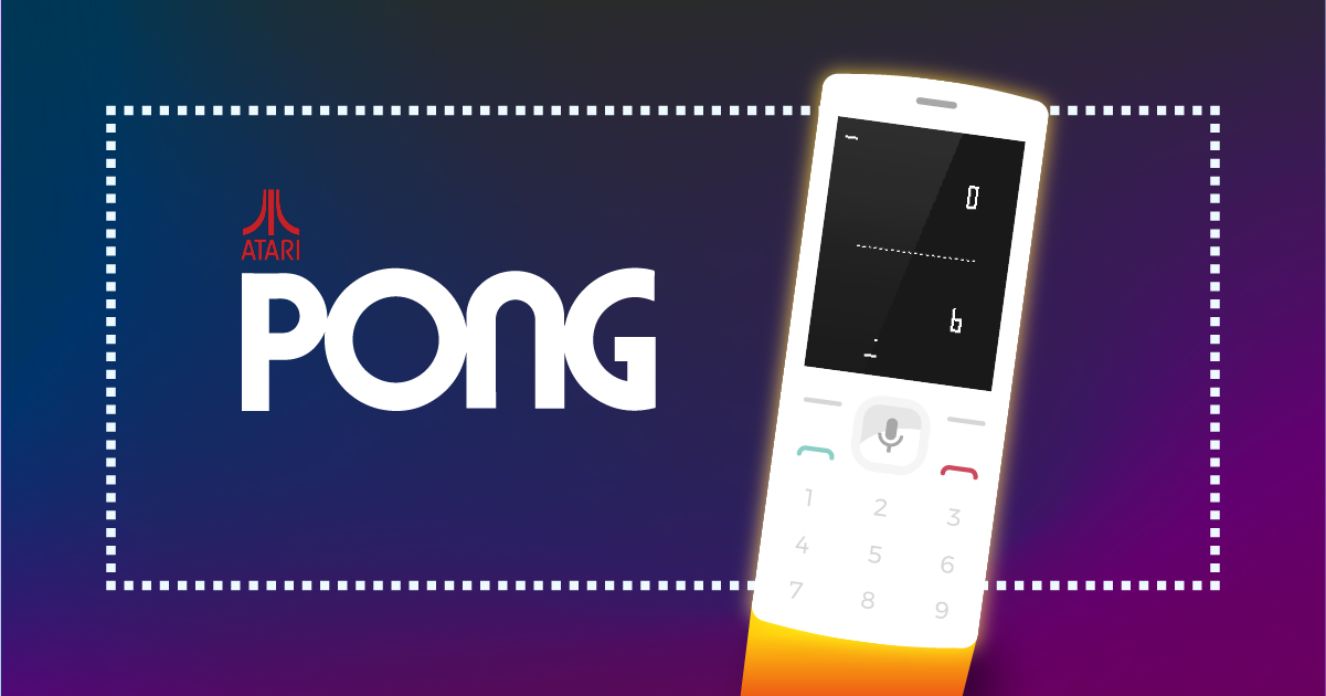 KaiOS Technologies and Atari®️ bring iconic game PONG®️ to smart feature phones