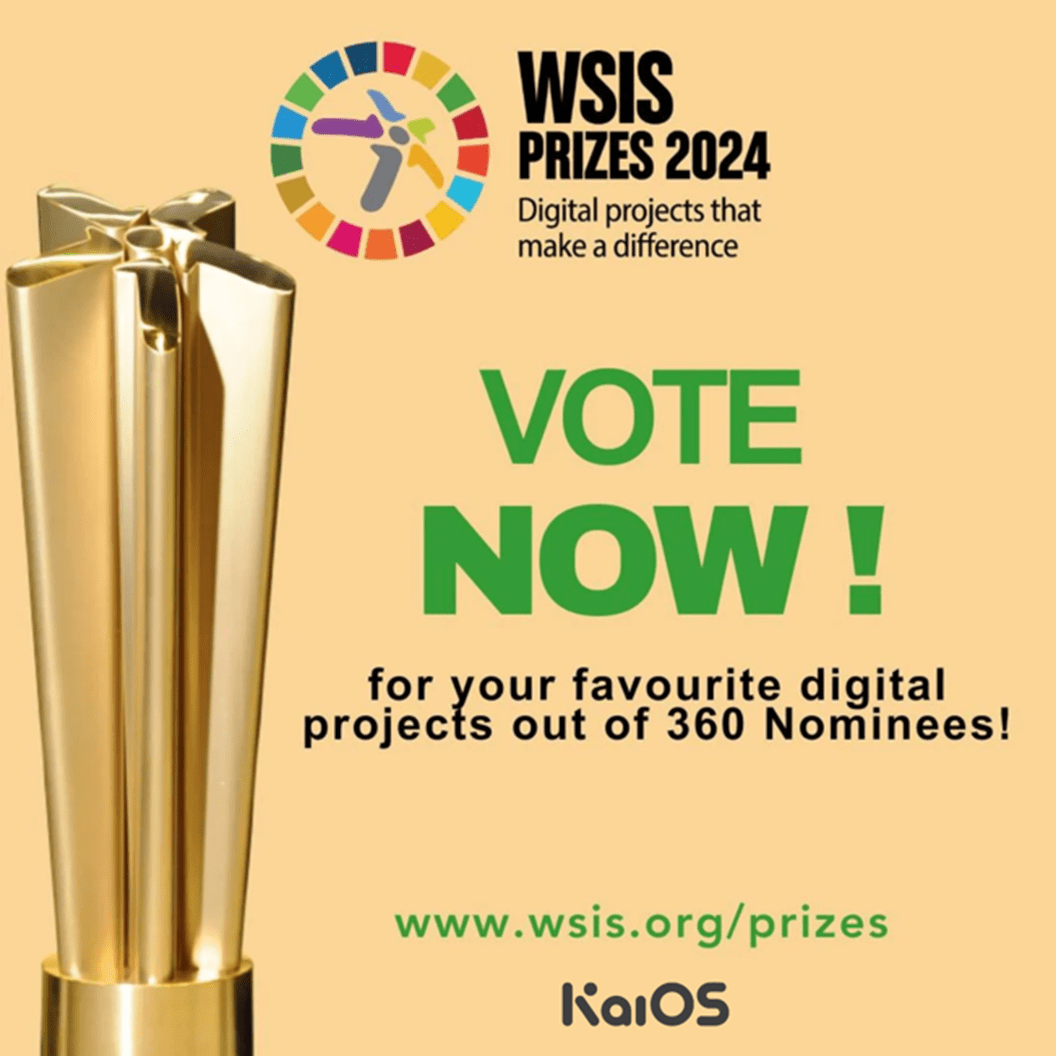 Please support KaiOS by voting at the WSIS prizes 2024! 