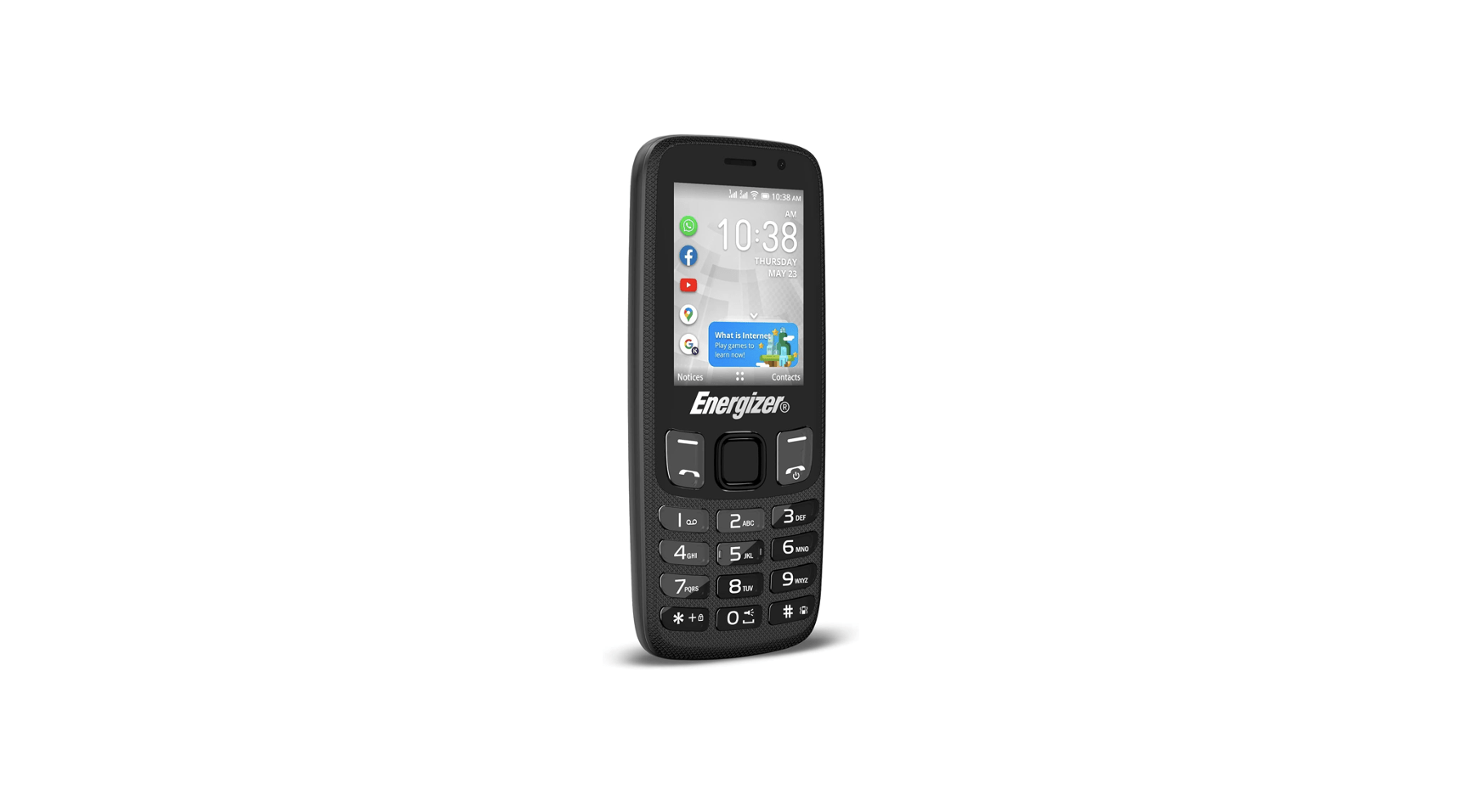Teléfono móvil para personas mayores S760 4G 2.8+1.44 KaiOS Rojo- Te