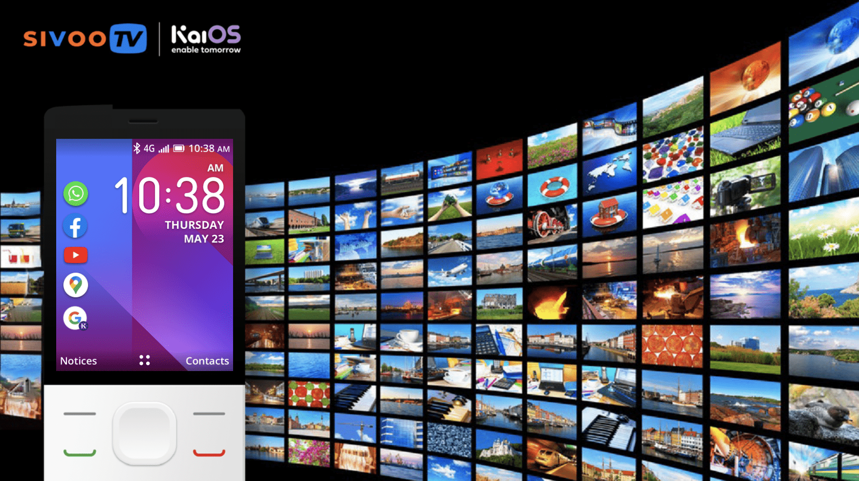 SivooTV: your gateway to multicultural entertainment on your KaiOS device! 