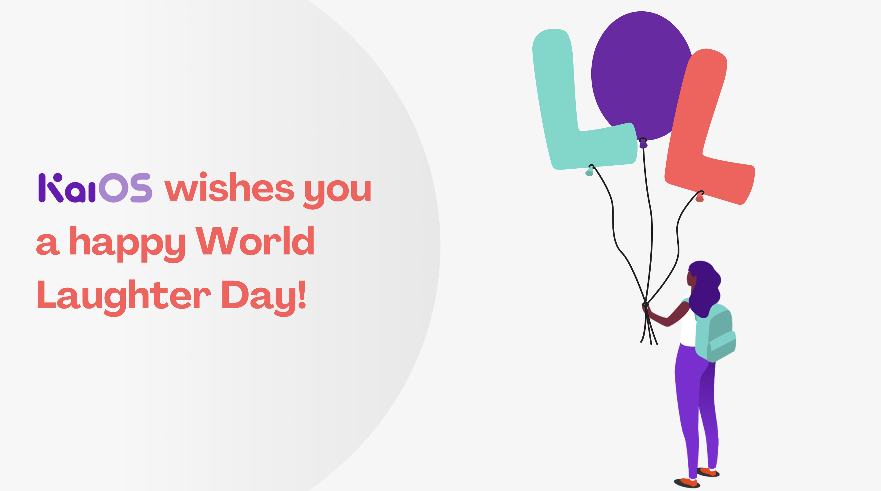 In this First Sunday of May, KaiOS wishes you a happy World Laughter Day!