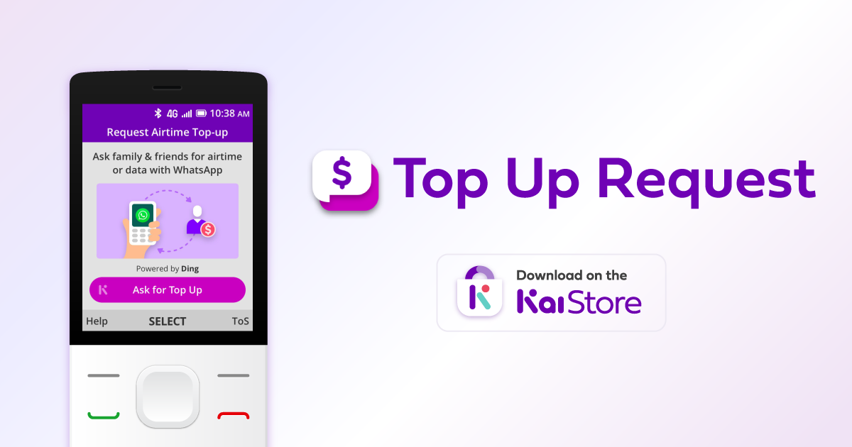 KaiOS adds Ding to bring instant top-up service to developing markets