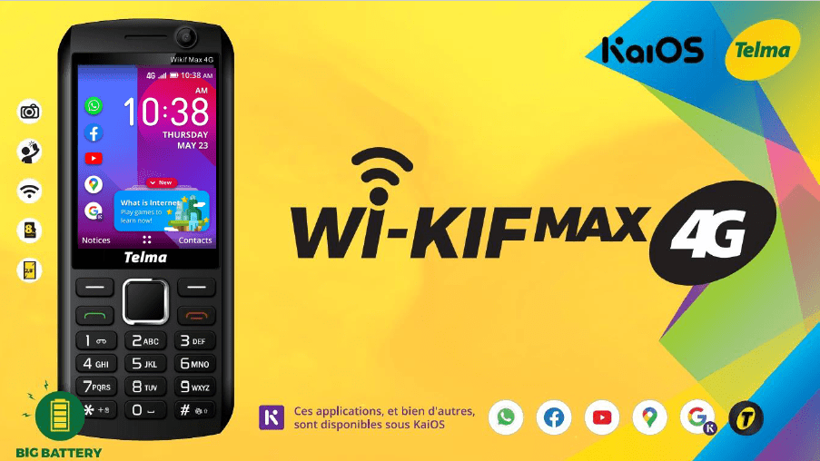 Introducing the WI-KIF MAX 4G Smart Feature Phone
