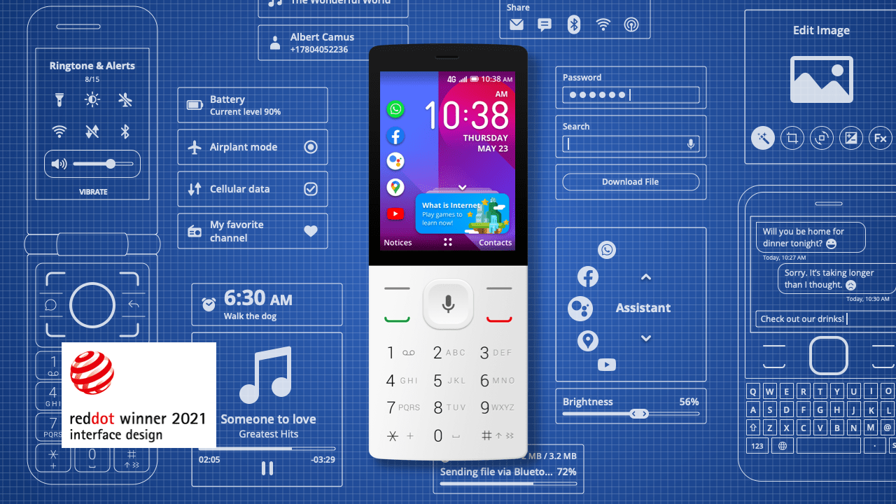 KaiOS wins Red Dot Design Award 2021Building an intuitive, relevant ecosystem designed for the next billion