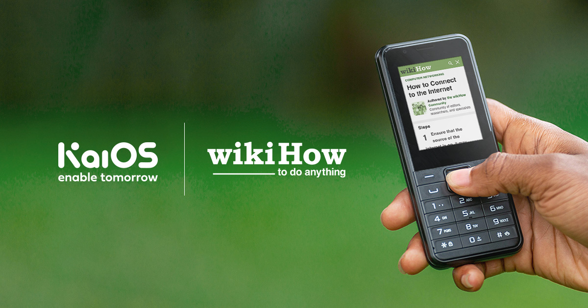 KaiOS Technologies and wikiHow partner to close the global education gap