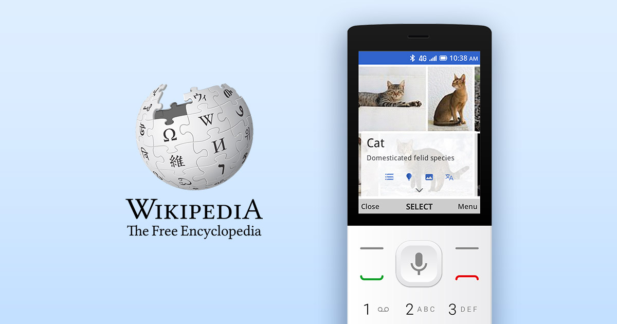 Wikipedia app on KaiOS unlocks the largest collection of human knowledge to millions of people